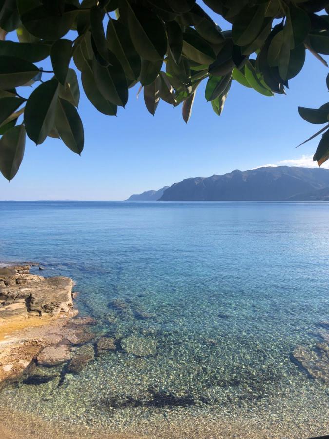 The Island House - Family Size Apt - Overlooking The Aegean - 3 Steps From The Beach Móchlos Exterior foto